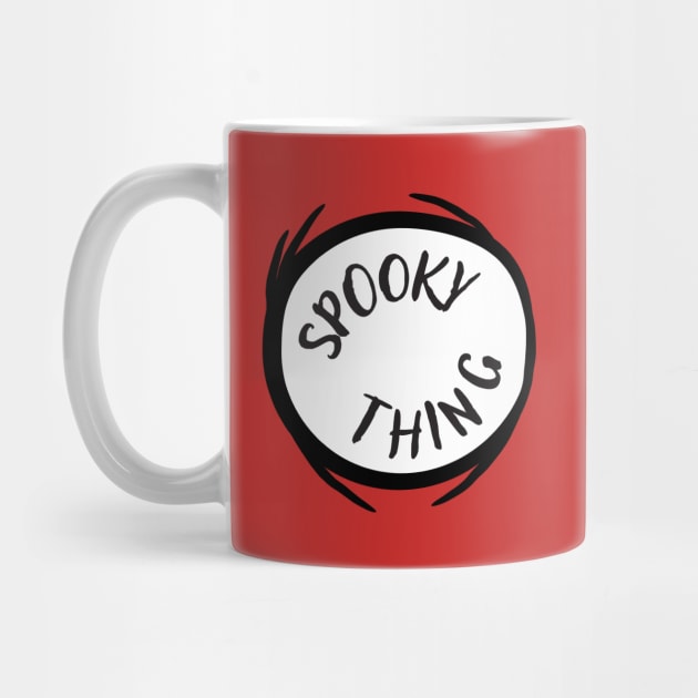 Spooky Thing Red Emblem Gift by Scott Richards